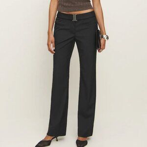 Reformation Cherie Pant Black - Size 8